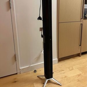 Tower/Horizontal Fan with Remote Control, Full-Range Tilt, 3 Speeds